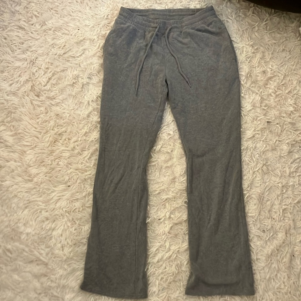 Hollister XS Dark Grey Mid-Rise Sweatpants